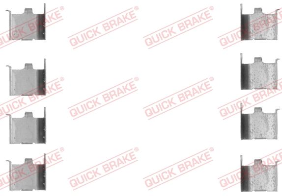 QUICK BRAKE Комплектующие, колодки дискового тормоза 109-1132
